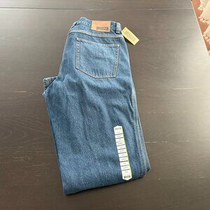 NEW Mens Duluth Trading Ballroom Flannel-lined Relaxed Fit Denim Jeans 34 X 32